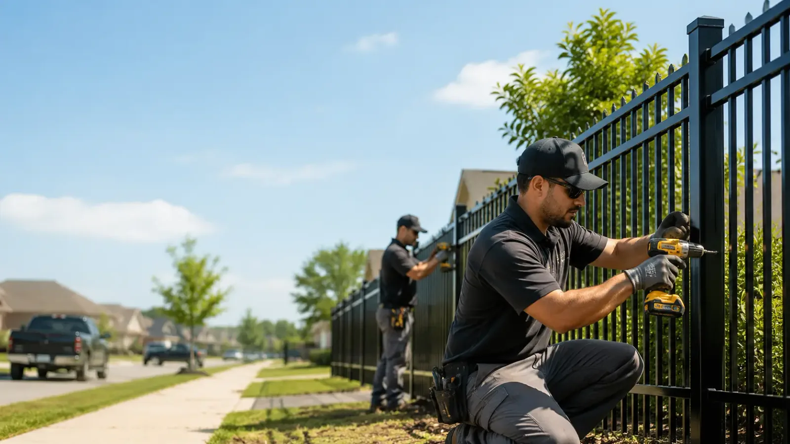Metal Fence Installation in Midway, PA